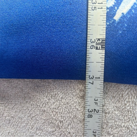 💙🤍”Lauren” Blue/White Midi Sleeveless Paisley Design Lined Dress Size 16💙🤍 - Picture 5 of 9